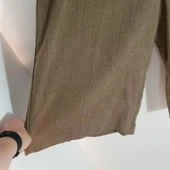 {To the Max} Brown Dressy Shorts - Longer Length - Picture 5 of 7
